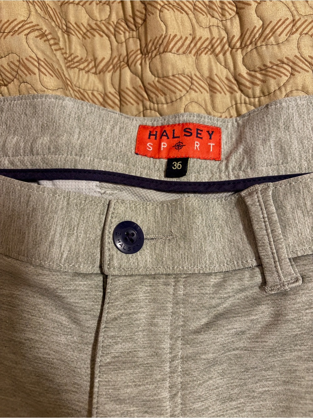 Halsey Sport 44 Men's Light Gray Performance shorts - Size 36